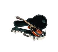 Crossrock Fiberglass Mandolin Case-Universal Designed for Both A and F Style, with Accessory Compartment, Backpack Straps, TSA Lock-Milky White (CRF2020MAFMW)