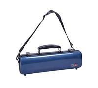 Crossrock Flute Case, Fiberglass Hardshell With Backpack Straps, Blue (CRF1000FLBL)