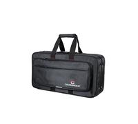 Crossrock Lightweight Foam Trumpet Case | Oxford Shell, Backpack Straps, Accessory Pocket - Rectangular Student Gig Bag for Bb Trumpet -Black (CRP200TRBK-R)