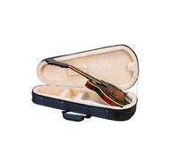 Crossrock Mandolin Foam Case for A & F Style | Lightweight Blue Gig Bag with Plush Interior & Storage (CRP300MAFBL)