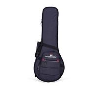 Crossrock Mandolin Gig Bag for A & F Style | Dark Grey, 10mm Padding, Backpack Straps, Anti-Scratch Lining - Lightweight Soft Case