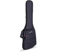 Crossrock Padded Gig Bag for Electric Guitar | 10mm Foam, Backpack Straps, Front Pocket - Lightweight Protection for Daily Practice & Lessons -Dark Gery (CRSG107EGR)