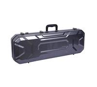 Crossrock PC Hard Shell Violin Case for 4/4 Full Size | Carbon Wave Pattern, Suspension Padding, Plush Lining, Backpack Straps - Durable Protection for Daily Use -Black (CRA960VFBK)