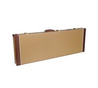 Crossrock Wooden Case Fits Fender Telecaster and Stratocaster Electric Guitars,Vinyl Tweed (CRW620ETW)