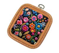 Crossstitch Hoops and Frames | Large Embroidery Hoop Imitated Wood Embroidery Frame,Retro Hoop Ring Round Quilting Supplies for Wall Hanger