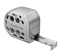 Crosstar 16FT Self-Locking Stainless Steel Tape Measure with Dual-Sided Graduations Retractable Waterproof Measuring Tape Durable Hollow Design Easy-Clean Construction for Home Industrial Woodworking