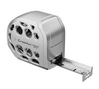 Crosstar 25FT Magnetic Self-Locking Stainless Steel Tape Measure, Double-Sided Scale, Waterproof & Rustproof Retractable Measuring Tape with Hollow Design for Home, Industrial, Woodworking