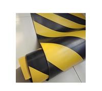 Crosswalk Warning Rubber Mat Electrical Safety, 6000 Volts High Voltage Insulated Non-Conductive Floor Rug for industrial Distribution Room, Heat-resistant(100x100cm/3.3x3.3ft)