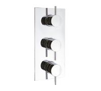 Crosswater KAI Lever Thermostatic 3 Way Outlet Diverter Shower Valve & Trim