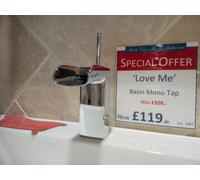 Crosswater Love Me Basin Monobloc Mixer Tap LM116DNC