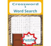 Crossword and Word Search Puzzle Book: crossword puzzles, word search puzzles. puzzle book, veriety puzzle book