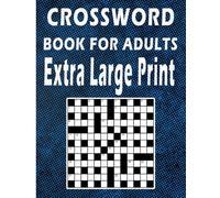 crossword book for adults Extra Large Print: Quick crossword books for adults Large Print ( UK Version)