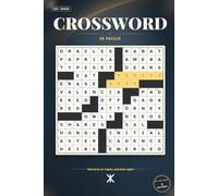 Crossword: Easy-Medium Crossword Puzzles for Adults | 50 Brain Games With Solutions
