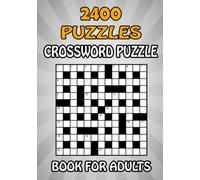 Crossword puzzle book for adults: 100 Quick cryptic crossword book - puzzle book for adults & seniors