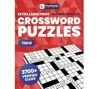 Crossword Puzzle Book for Adults and Seniors | Medium to Hard Difficulty | All-New Puzzles in Extra-Large Print: 3700+ Verified and Unique Clues with ... Puzzle Books by PenSmith Publishing)