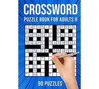 Crossword Puzzle Book for Adults II: Quick Daily Cross Word Activity Books | 90 Puzzles (UK Version)