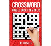 Crossword Puzzle Book for Adults: Quick Daily Cross Word Activity Books | 90 Puzzles ( UK Version)