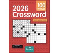 Crossword Puzzle Book For Adults & Seniors: 2026 Engaging Crossword Puzzles with Easy, Medium, and Hard Levels | Boost Memory, Focus, and Relaxation While Having Hours of Entertainment
