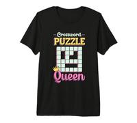 Crossword Puzzle Queen Crossword Puzzling Premium T-Shirt