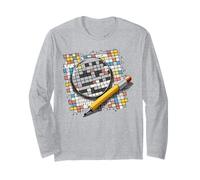 Crossword Puzzle Solver Shirt - Fun Brain Game Long Sleeve T-Shirt
