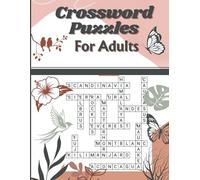 Crossword Puzzles for Adults: 100 Themed Puzzles with Decorations and Solutions (Relaxing Activity Books for Adults)