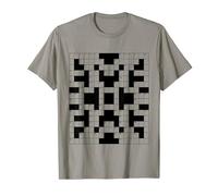 Crossword T-Shirt Word Puzzle Grid Cryptic Graphic Tee