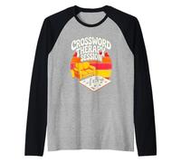 Crossword Therapy Session Crossword Puzzle Lover Raglan Baseball Tee