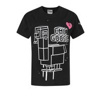 Crossy Road Boys Black Emo Goose Short Sleeved T-Shirt - 14-15 Years