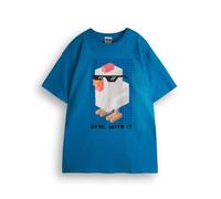 Crossy Road Boys Blue Short Sleeved T-Shirt - 13-14 Years