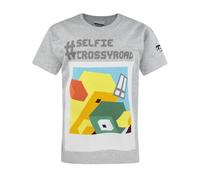 Crossy Road Boys Grey Short Sleeved T-Shirt - 14-15 Years