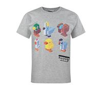 Crossy Road Character Boy's T-Shirt (12-13 Years) Grey