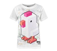 Crossy Road Character Sublimation Girl's T-Shirt (9-11 Years) White