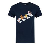 Crossy Road Crossing Men's T-Shirt (S) Navy