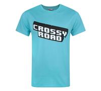 Crossy Road Men's Short Sleeved T-Shirt | Blue | Official Merch | Size: Medium Crossy Road Blue M