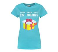 Crossy Road Womens Blue Icon Short Sleeved T-Shirt - Large