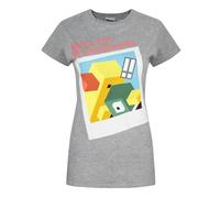 Crossy Road Womens Grey Selfie Short Sleeved T-Shirt - Medium