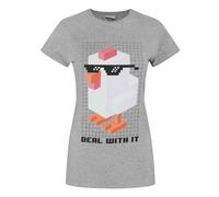Crossy Road Women's Short Sleeved T-Shirt | Grey | Official Merch | Size: 2XL Crossy Road Grey 2XL