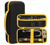 CROTIRAD Hard Case for Fanttik Slim V8 APEX/V8 Mate, Slim V10 APEX/V10 Mate Car Vacuum, Storage Organizer for Fantik V8/V10 Cordless Car Vacuum Accessories, Black