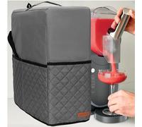 CROTIRAD Slushie Machine Cover for Ninja Slushy Frozen Drink Maker, Foldable Dust Cover for Ninja Slushie Machine, Easy Storage Fits Ninja Slushi Maker, Upgrade, Quilted Gray