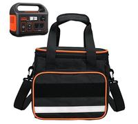 CROTIRAD Travel Carrying Case Compatible with Jackery Power Station Explorer 300/240/160, Portable Power Station Storage Bag with Front Pockets for Charging Cable and Accessories, Black, for Travel