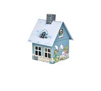 Crottendorfer - Metal Incense House with Incense Holder - For Incense Cones Size M - Dimensions: 7.2 x 7.8 x 9.8 cm - Motif: Frau Holle - Made in Germany