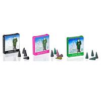 Crottendorfer Mini Incense Cones - Mini Incense Cones - 24 Pieces per Pack - Pack of 3 (3 x 24) - Fir + Frankincense + Colourful Mix - Made in Germany