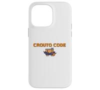 CROUTO CODE AI Tool Illustration AI Agent Executive Binary Style Hacker Dot Painting G PT Case for iPhone 14 Pro Max