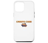 CROUTO CODE AI Tool Illustration AI Agent Executive Binary Style Hacker Dot Painting G PT Case for iPhone 12 Pro Max