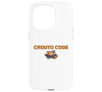 CROUTO CODE AI Tool Illustration AI Agent Executive Binary Style Hacker Dot Painting G PT Case for iPhone 15 Pro