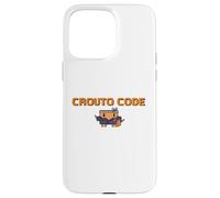 CROUTO CODE AI Tool Illustration AI Agent Executive Binary Style Hacker Dot Painting G PT Case for iPhone 15 Pro Max