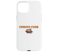 CROUTO CODE AI Tool Illustration AI Agent Executive Binary Style Hacker Dot Painting G PT Case for iPhone 15 Plus
