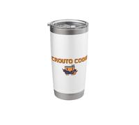 CROUTO Code AI Tool Illustration AI Agent Executive Binary Style Hacker Dot Painting G PT Stainless Steel Insulated Tumbler