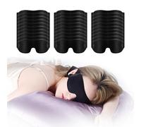 CROUVM Pack of 30 Disposable Sleep Eye Mask for Men Women, Blindfolds Eye Mask Shade Cover for Sleeping, Night Sleep Mask, Block Out Light, Soft Comfort Eye Shade Cover for Party Games Travel Yoga Nap