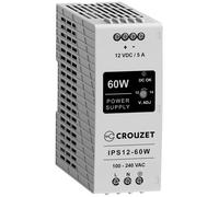 Crouzet 89452061 Industrial PSU 12V 5A 60W DIN Rail Compact Size